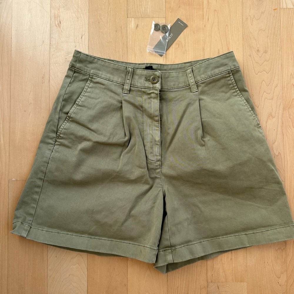 J. Crew Pleated Capeside Short NWT